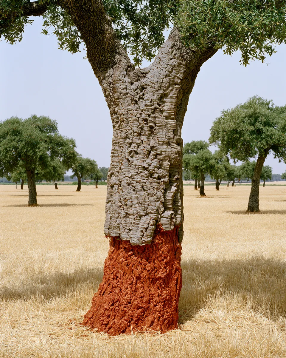 Stripped this May. The cork will not be touched again until the tree has had nine summers.