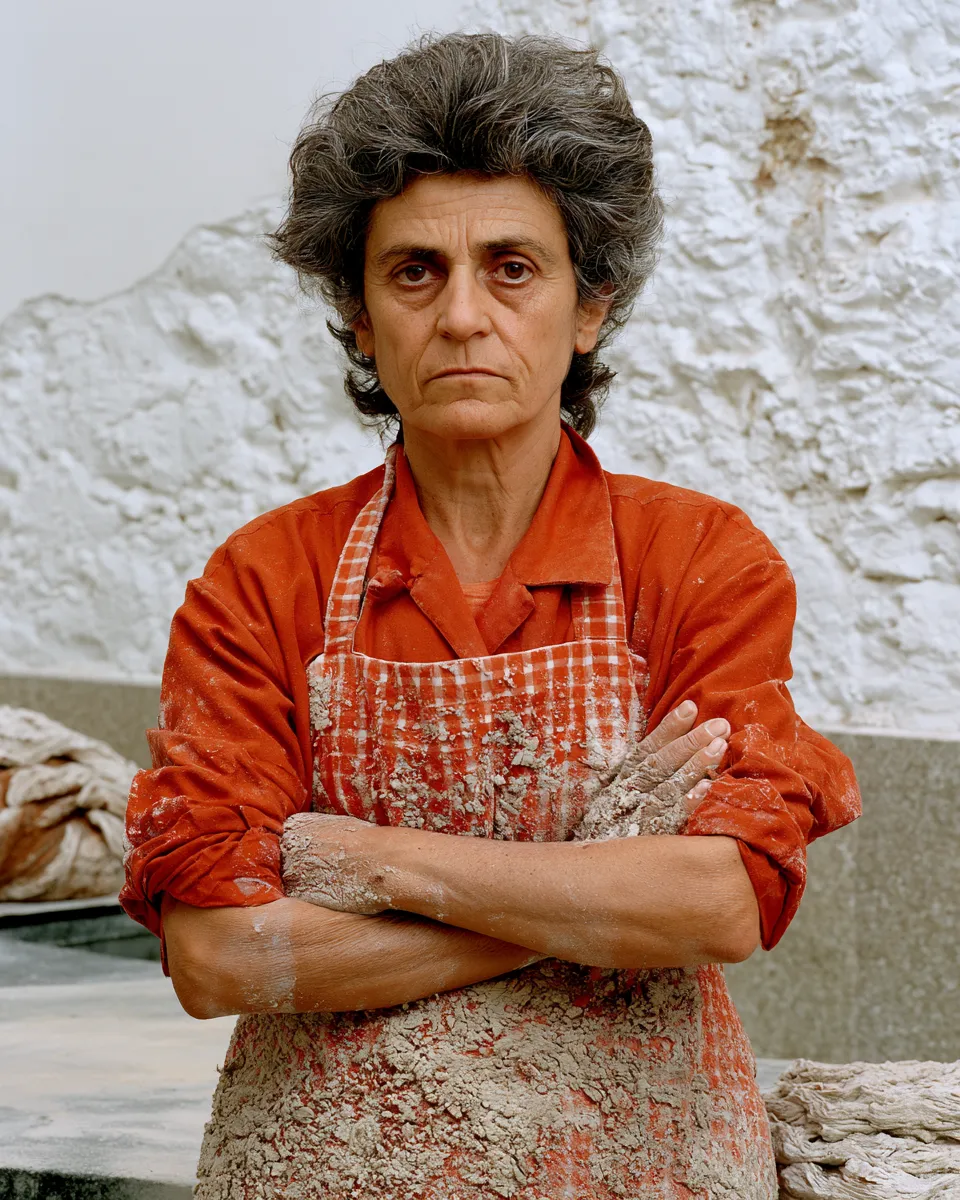 The baker. Her oven has burned nothing but cork for as long as she has had it.